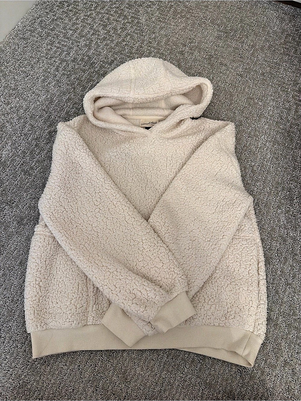 Universal Thread Sherpa Hoodie in Cream Like New